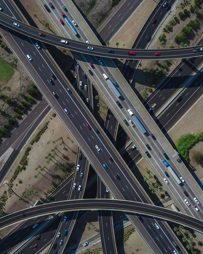 Img Principales rutas de transporte de contenedores por carretera en España